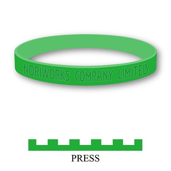 画像1: シリコンバンド（凹タイプ）12mm (1)