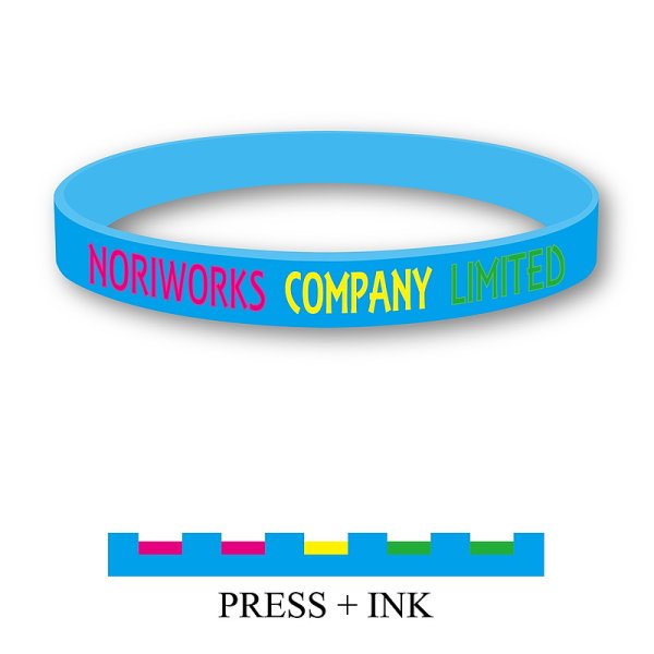 画像1: シリコンバンド（凹+INKタイプ）12mm (1)