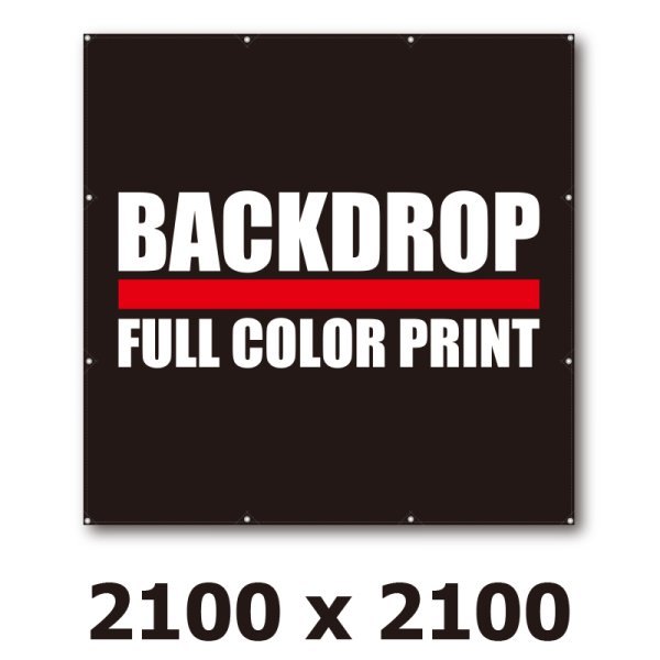 画像1: [BD]バックドロップ（通常版）2100mm x 2100mm (1)
