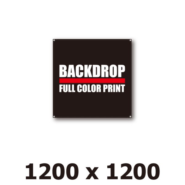 画像1: [BD]バックドロップ（通常版）1200mm x 1200mm (1)