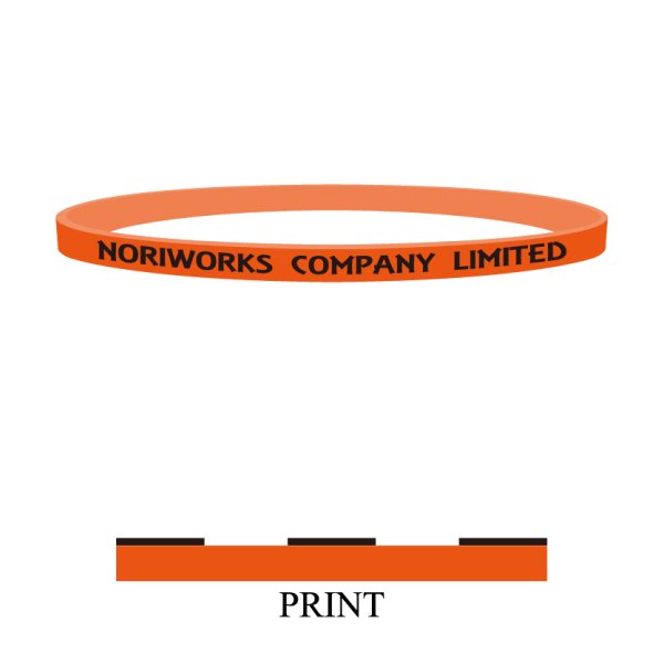 画像1: シリコンバンド（プリントタイプ）6mm (1)