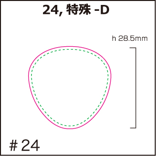 オリジナル　ピック製作　形状