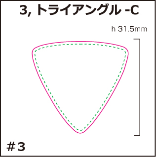 オリジナル　ピック製作　形状