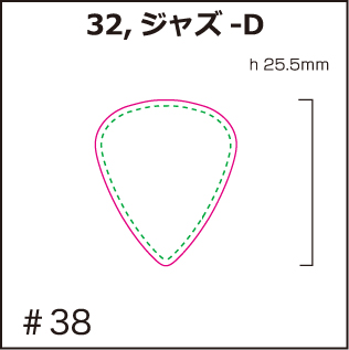 オリジナル　ピック製作　形状