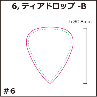 オリジナル　ピック製作　形状