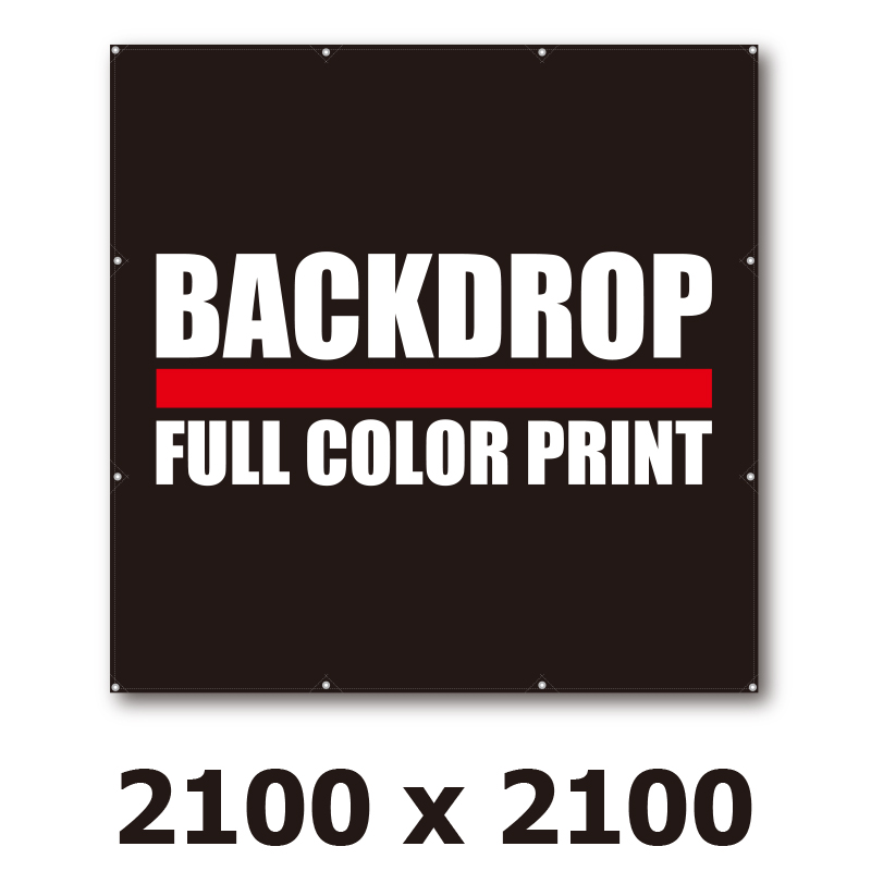 [BD]バックドロップ（通常版）2100mm x 2100mm